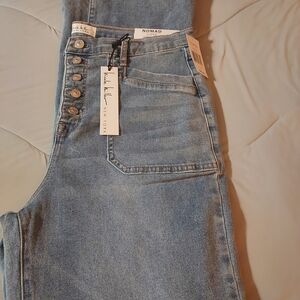 Nicole Miller Women's Light Blue Boot Cut Jeans